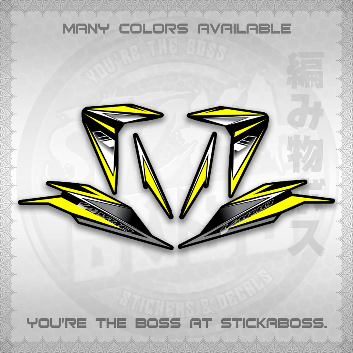 CLICK 125 V3 INDO CONCEPT ( SLASH BLADE VARIO ) STICKER DECALS By STICKABOSS
