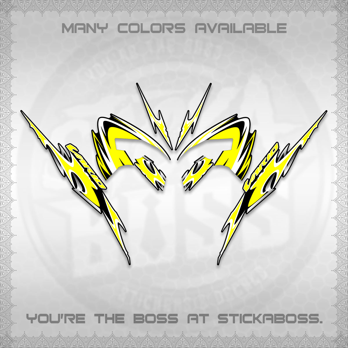 CLICK 125 V3 VARIO STRIPING DECALS (2026 NEW LED DESIGN) STICKER KITS By STICKABOSS