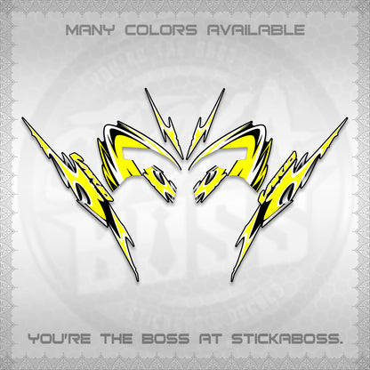 CLICK 125 V3 VARIO STRIPING DECALS (2026 NEW LED DESIGN) STICKER KITS By STICKABOSS