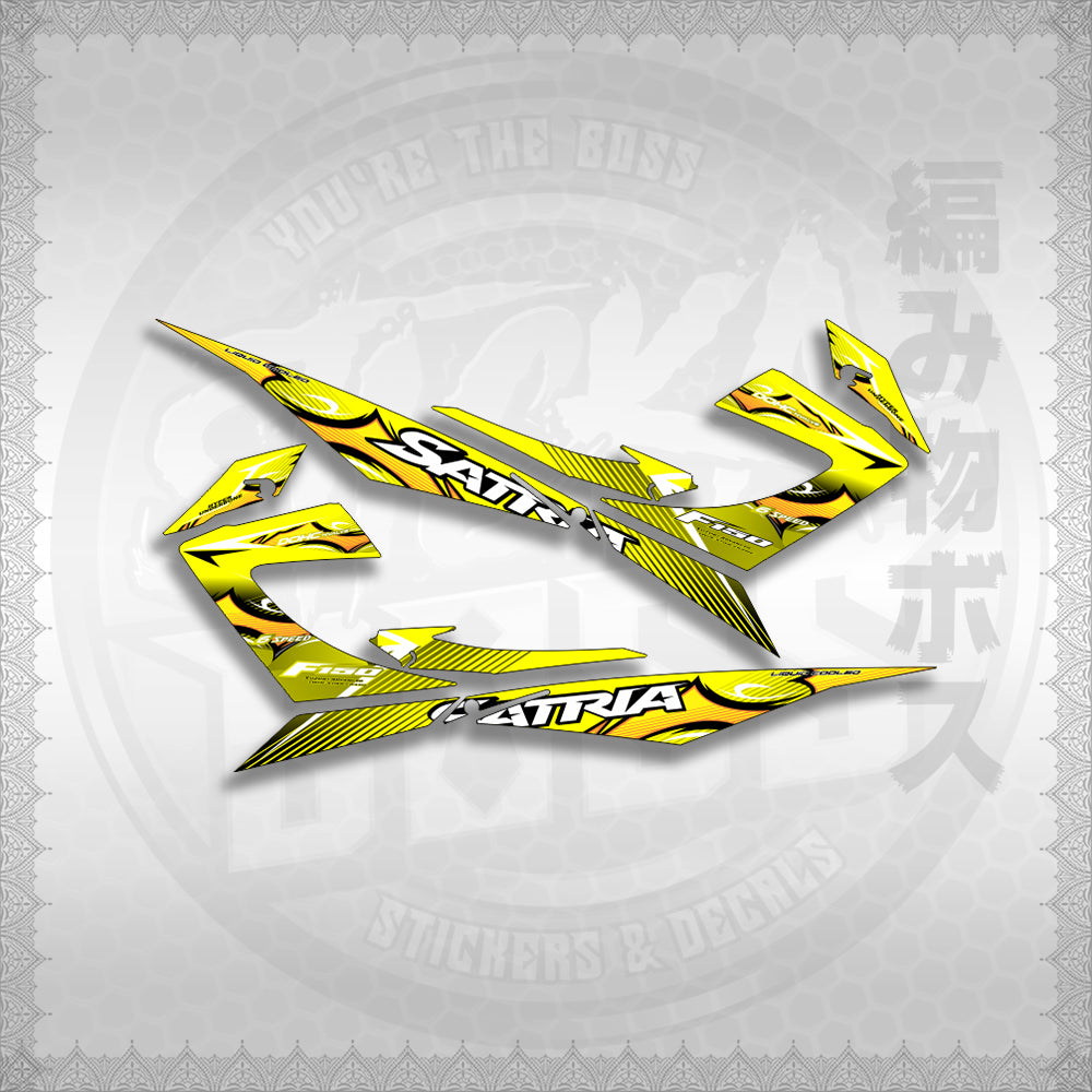 STICKER DECALS for RAIDER 150 REBORN CARB (RRCTHMATH01) By STICKABOSS (SOFIE LAMINATED WATERPROOF)