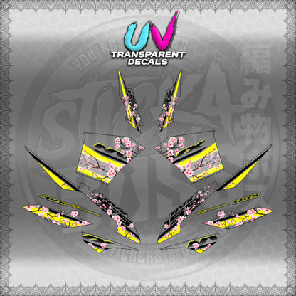 【PREMIUM UV PRINT】TRANSPARENT AEROX V3 ALPHA TURBO INDO-MALAYSIAN (AV3SAIN)【WITH FREEBIES】