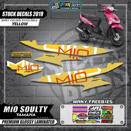 Mio Soulty Stock Decals ( 2019 Design )【WITH FREEBIES】