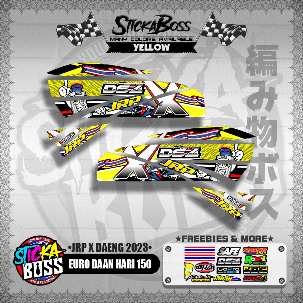 EURO DAAN HARI 150 DECALS ( JRP X DAENG 2023 )【WITH FREEBIES】