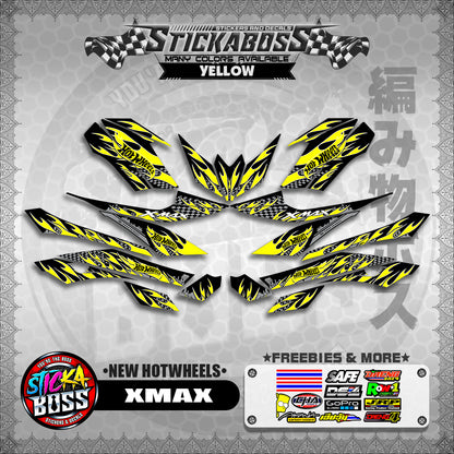 XMAX DECALS ( NEW HOTWHEELS )【WITH FREEBIES】