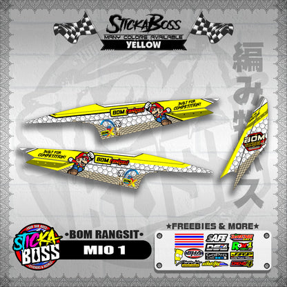 MIO 1 INDO DECALS ( BOM RANGSIT )【WITH FREEBIES】