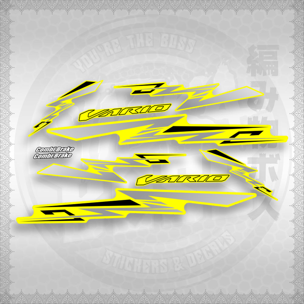 CLICK V2 ( VARIO ALPHA x OMEGA ) STICKER DECALS By STICKABOSS