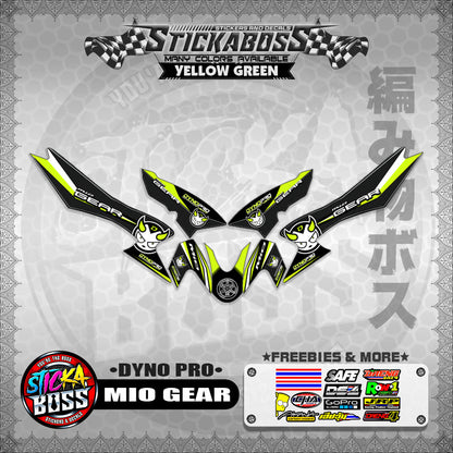MIO GEAR STICKER DECALS ( DYNO PRO)【WITH FREEBIES】