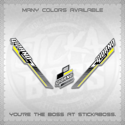 GIORNO DECALS (2026 RACING CAR  PATTERN)STICKER DECALS BY STICKABOSS