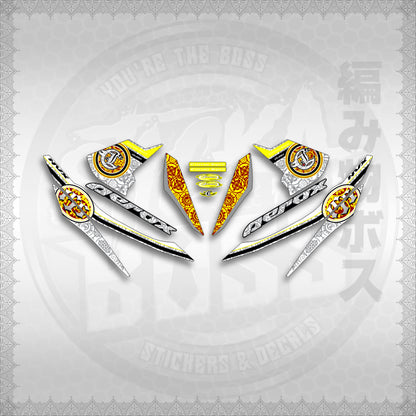 STICKER DECALS for AEROX V1 (AV1EXSPNV) By STICKABOSS (SOFIE LAMINATED WATERPROOF)