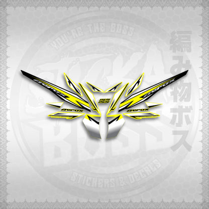 STICKER DECALS for AEROX 155 V2 MALAYSIAN (AV220SHCO) By STICKABOSS (SOFIE LAMINATED WATERPROOF)