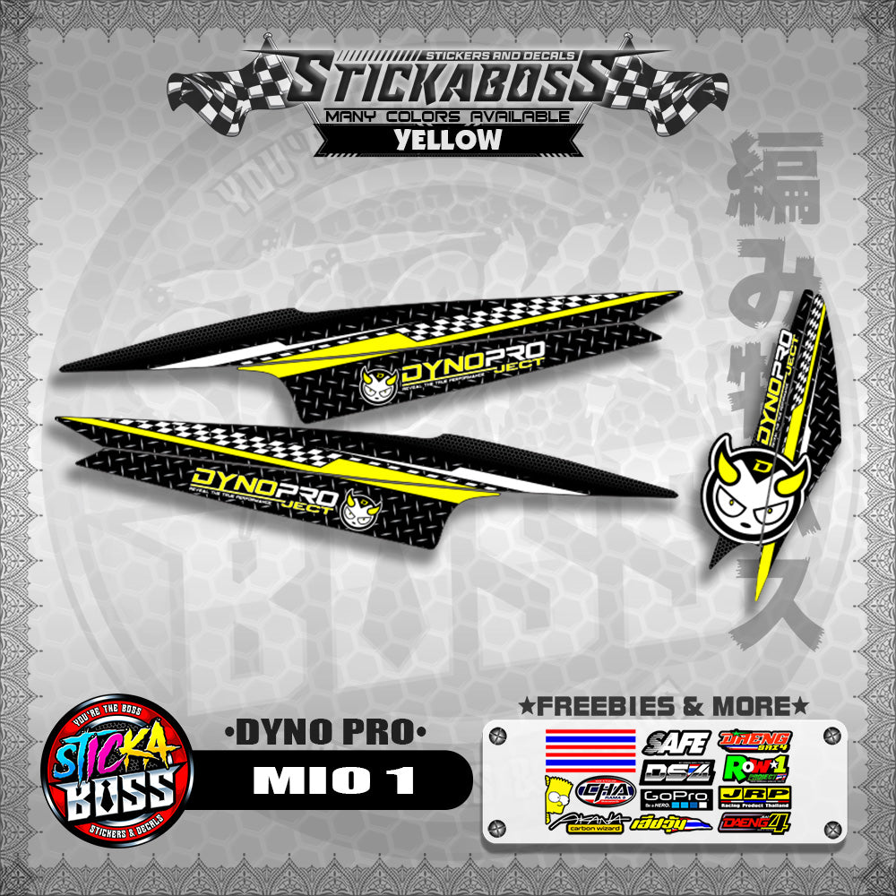 MIO 1 STICKER DECALS ( DYNO PRO )【WITH FREEBIES】