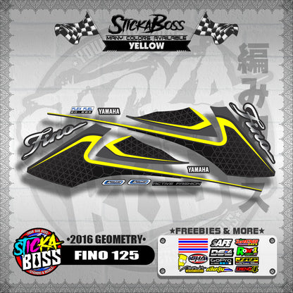 FINO 125 DECALS ( 2016 GEOMETRY )【WITH FREEBIES】