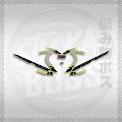 STICKER DECALS for AEROX 155 V2 STOCK DESIGN (AV2PRMA) By STICKABOSS (SOFIE LAMINATED WATERPROOF)