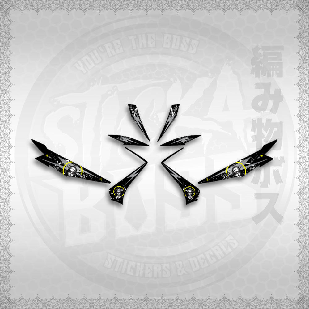 STICKER DECALS for MIO SOUL I CARB MALAYSIAN (MSILASA) By STICKABOSS (SOFIE LAMINATED WATERPROOF)