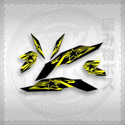 STICKER DECALS for CLICK V3 (CV3VRSTST) By STICKABOSS (SOFIE LAMINATED WATERPROOF)