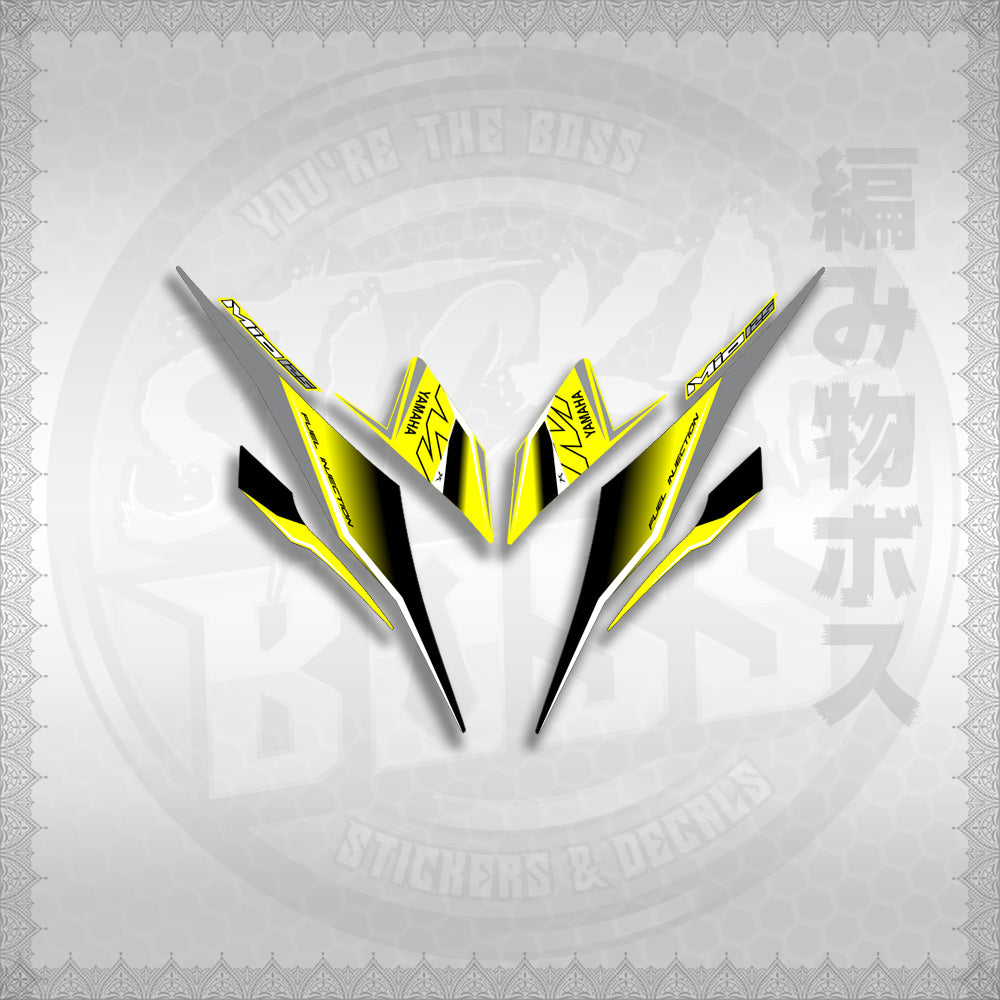 STICKER DECALS for MIO I 125 M3 (MIISTMO) By STICKABOSS (SOFIE LAMINATED WATERPROOF)