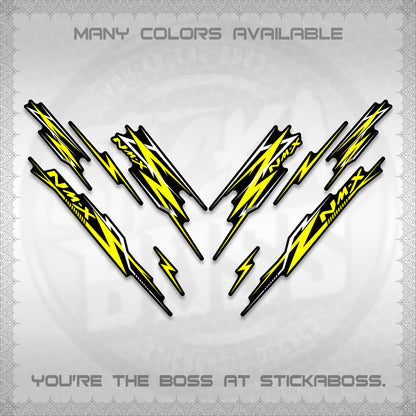 NMAX V2 DECALS (2024 NM A8 STYLE) STICKER DECALS By STICKABOSS