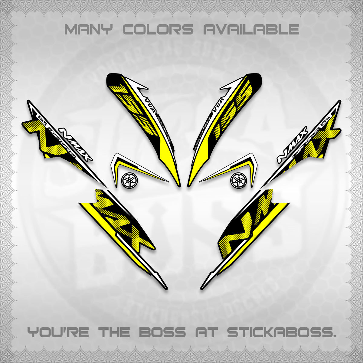 NMAX V1 THAI DECALS (2020 DESIGN) STICKER DECALS By STICKABOSS