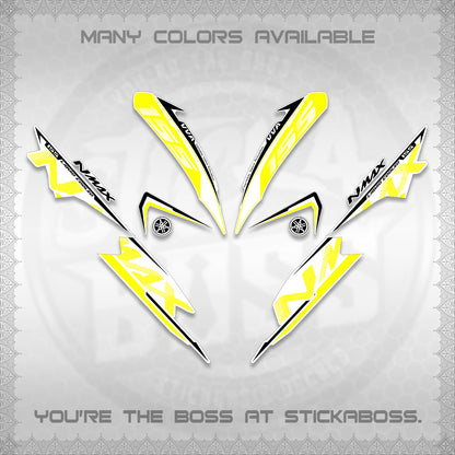 NMAX V1 THAI FOR WHITE DECALS (2020 DESIGN) STICKER DECALS By STICKABOSS