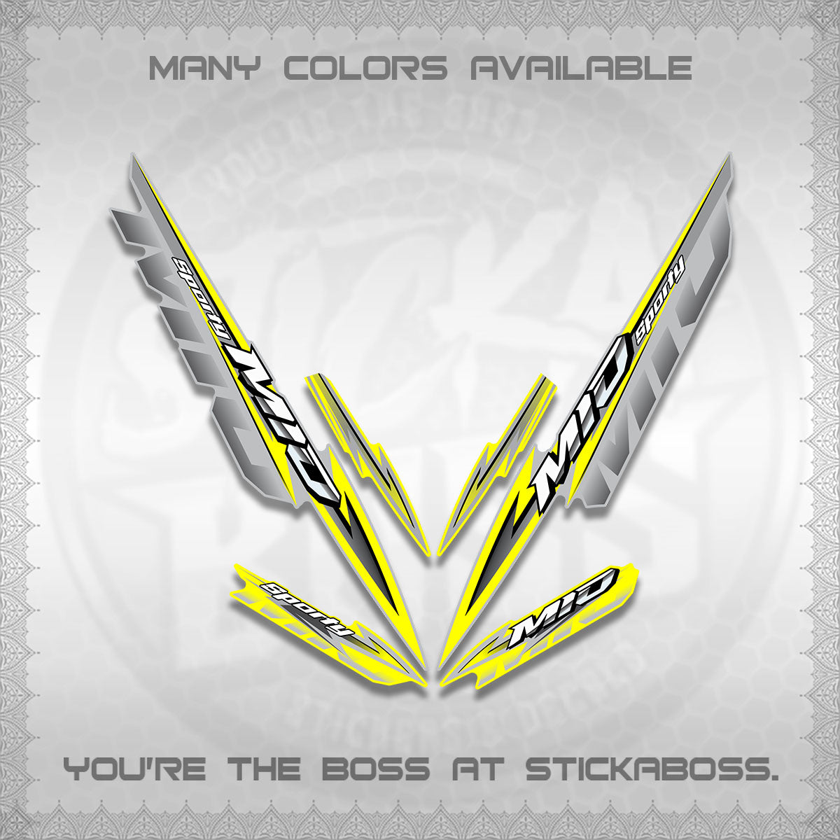 MIO 1 STRIPING DECALS (2026 MS 952) STICKER DECALS By STICKABOSS