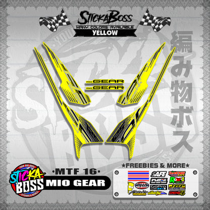 MIO GEAR DECALS ( MTF 16 )【WITH FREEBIES】