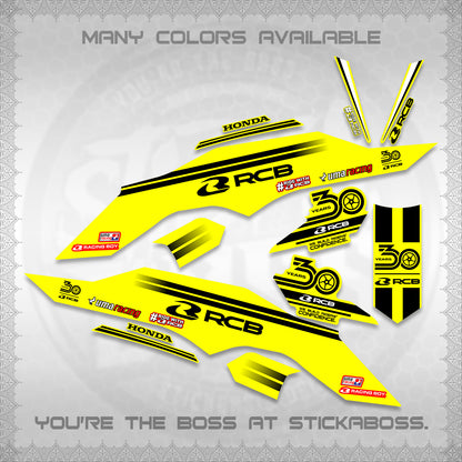 CLICK 125 V3 DECALS (2026 30TH ANNIVERSARY RACING DESIGN) STICKER DECALS By STICKABOSS