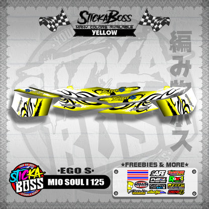 MIO SOUL I 125 DECALS ( EGO S )【WITH FREEBIES】