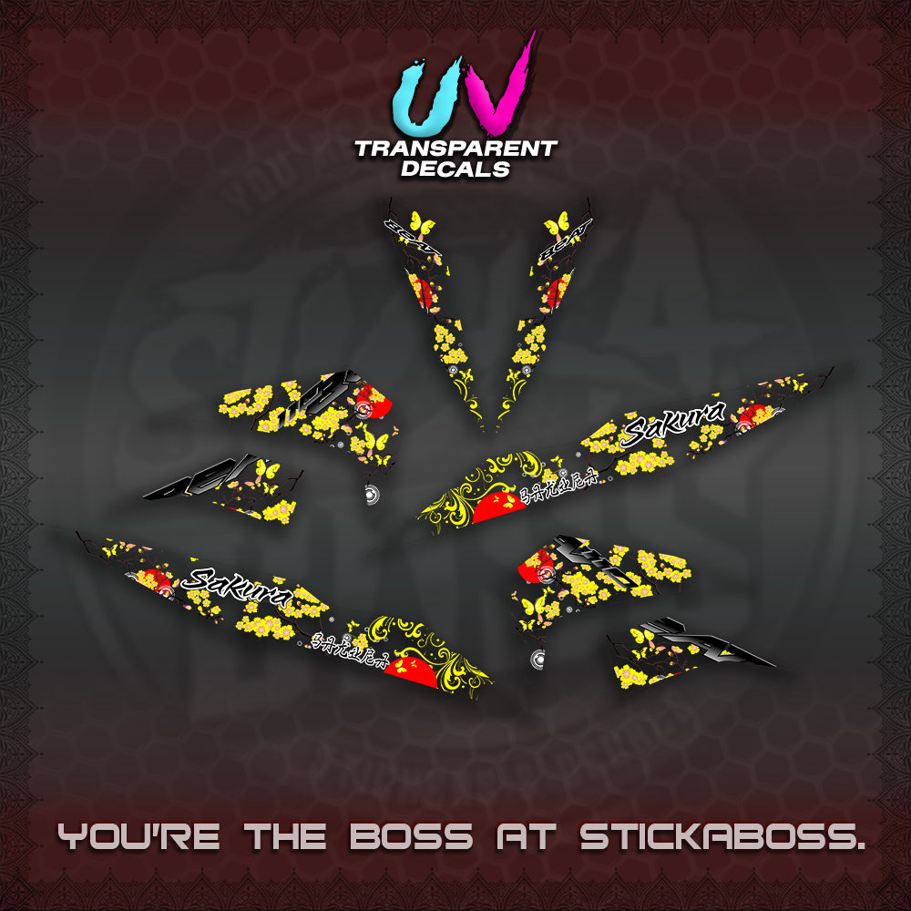 BEAT V2 UV TRANSPARENT INDO DECALS (2026 SAKURA NEW STYLE)STICKER DECALS By STICKABOSS
