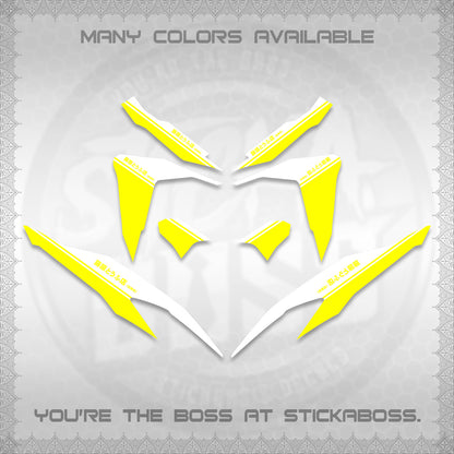 CLICK V2 FOR WHITE DECALS (TRUENO STYLE DESIGN) STICKER KITS BY STICKABOSS