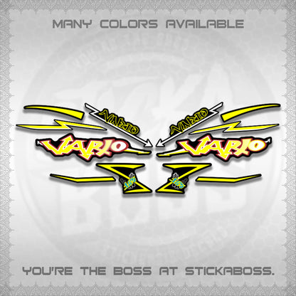 CLICK V2 INDO/MALAY VARIO DECALS (GRAFITY VARIO MOTIF)STICKER DECALS BY STICKABOSS