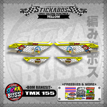 TMX 155 DECALS ( BOM RANGSIT )【WITH FREEBIES】