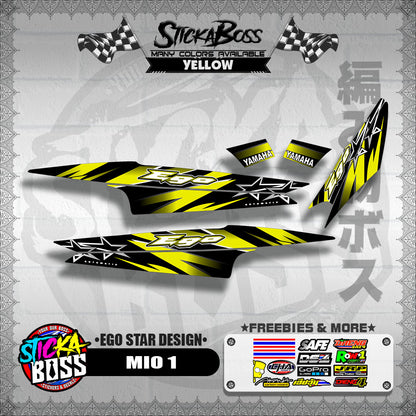 MIO 1 DECALS ( EGO STAR DESIGN )【WITH FREEBIES】