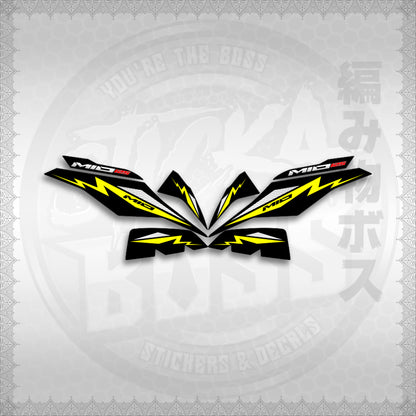 STICKER DECALS for MIO I 125 M3 INDO (MIIMOA4) By STICKABOSS (SOFIE LAMINATED WATERPROOF)