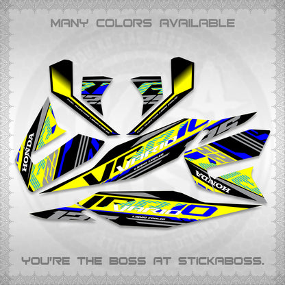 CLICK 125 V4 MALAY VARIO DECALS (2026 VV12 DESIGN) STICKER KITS BY STICKABOSS