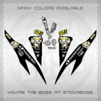 CLICK V2 DECALS (2026 RACE ZOMBIE DESIGN)STICKER DECALS By STICKABOSS