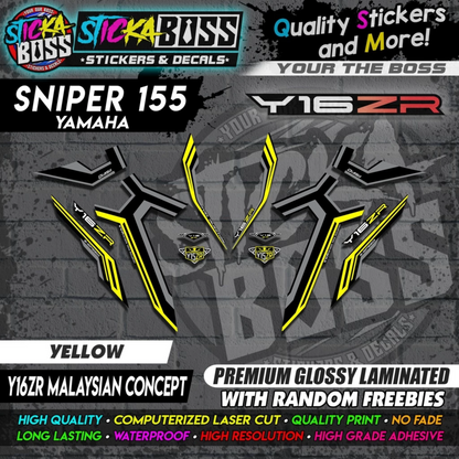 SNIPER 155 STOCK DECALS 【 Y16ZR MALAYSIAN CONCEPT 】