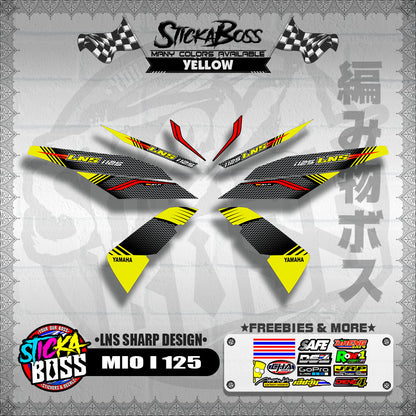 MIO I 125 DECALS ( LNS SHARP DESIGN )【WITH FREEBIES】