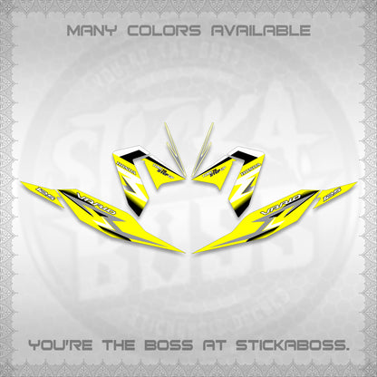 CLICK 125 V4 VARIO DECALS (2026 VR0006 DESIGN) STICKER KITS BY STICKABOSS