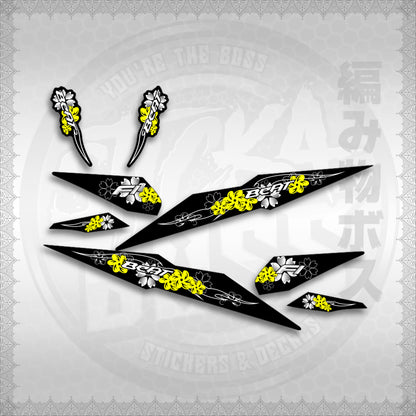 STICKER DECALS for BEAT FI V2 (BV2FLMOIN) By STICKABOSS (SOFIE LAMINATED WATERPROOF)