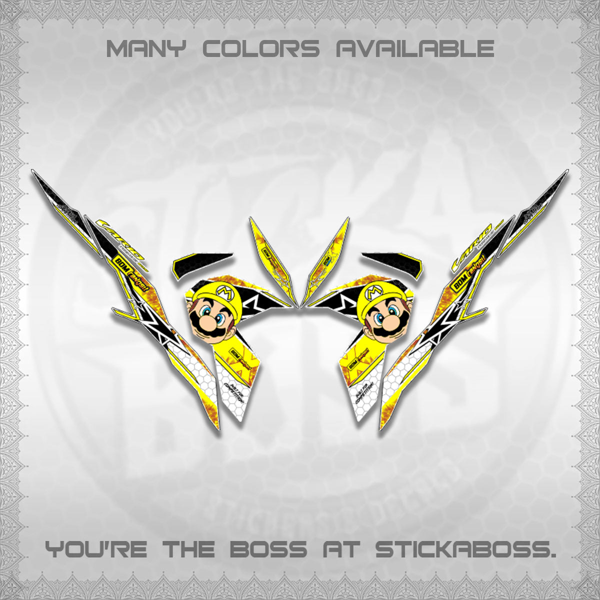 CLICK V3 VARIO DECALS (BOMX VARIO INSPIRED)STICKER DECALS By STICKABOSS