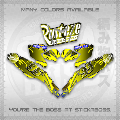 CLICK 125 V3 ( LIGHTING MCQUEEN DESIGN ) STICKER DECALS By STICKABOSS