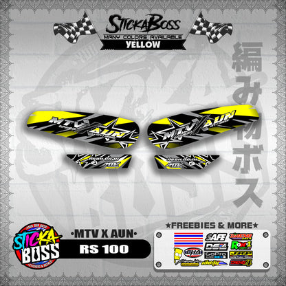 RS 100 DECALS ( MTV X AUN )【WITH FREEBIES】