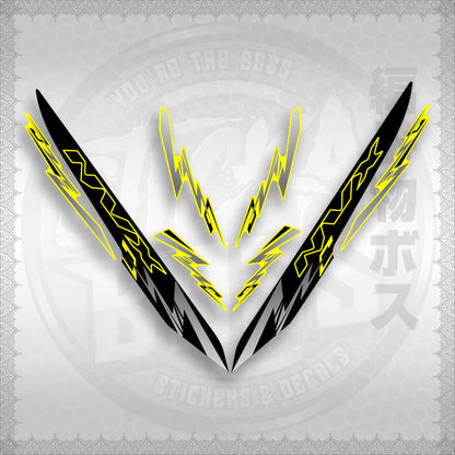 AEROX 155 V1 INDO-MALAY CONCEPT ( NVX ALPHA x OMEGA ) STICKER DECALS By STICKABOSS