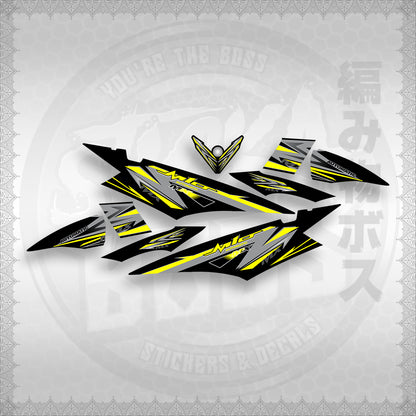 STICKER DECALS for MIO SOUL I (MSISTCA) By STICKABOSS (SOFIE LAMINATED WATERPROOF)