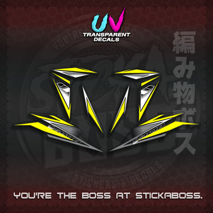 【PREMIUM UV PRINT】CLICK 125 V3 INDO CONCEPT ( TRANSPARENT SLASH BLADE VARIO ) STICKER DECALS By STICKABOSS