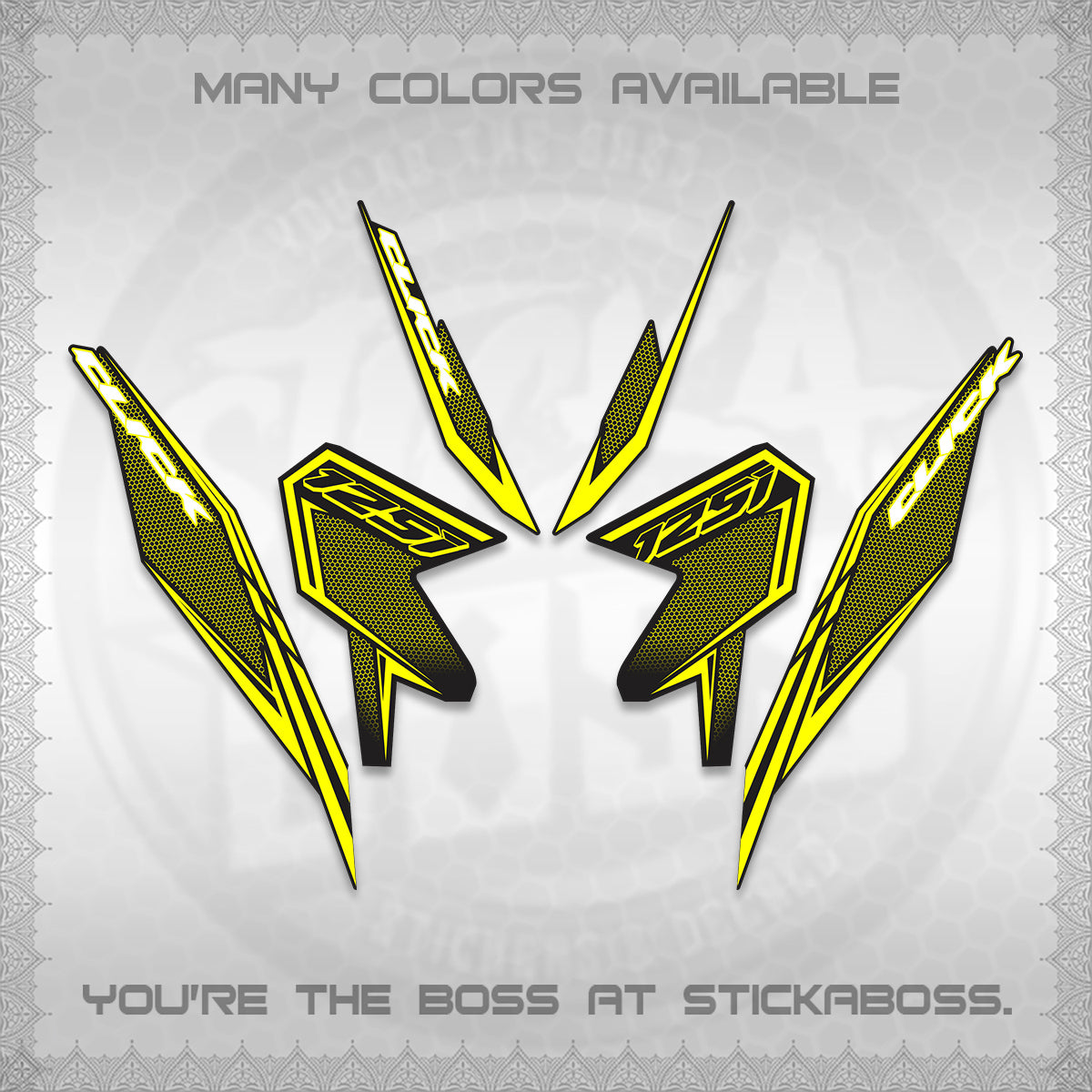 CLICK 125 V3 DECALS (2026 LINE UP DESIGN) STICKER KITS By STICKABOSS