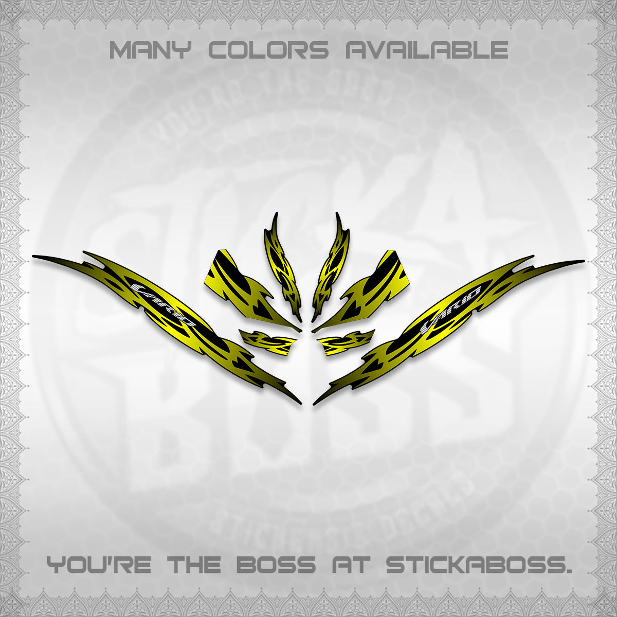 CLICK 125 V3 INDO VARIO DECALS (2026 NUSANTARA STRIPING) STICKER DECALS By STICKABOSS
