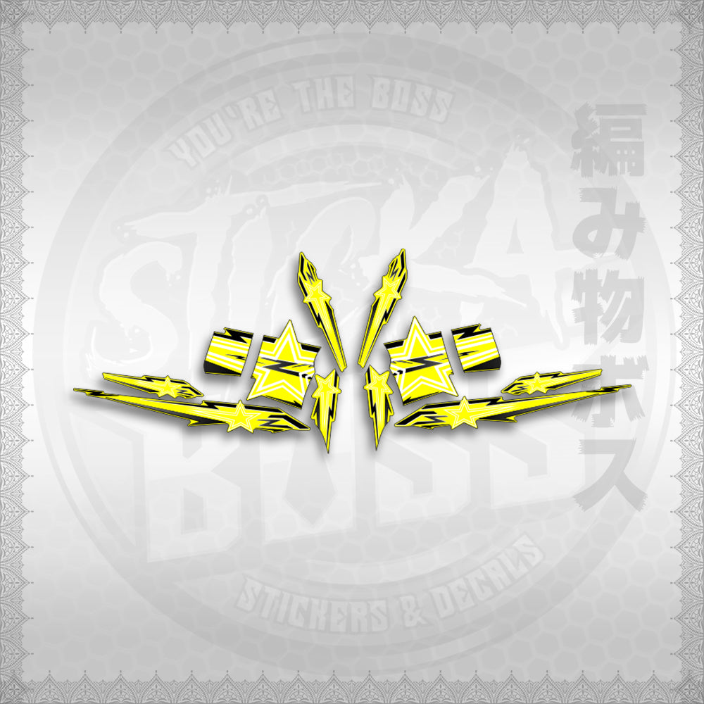 STICKER DECALS for AEROX 155 V2 MALAYSIAN (AV2NESTMO01) By STICKABOSS (SOFIE LAMINATED WATERPROOF)