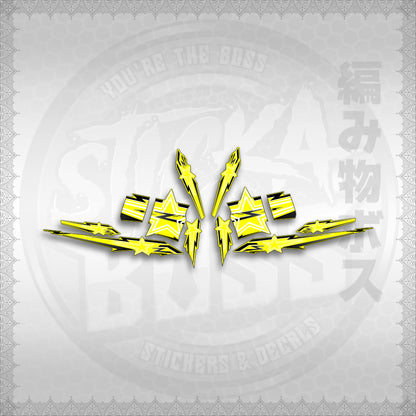 STICKER DECALS for AEROX 155 V2 MALAYSIAN (AV2NESTMO01) By STICKABOSS (SOFIE LAMINATED WATERPROOF)