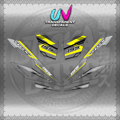 【PREMIUM UV PRINT】TRANSPARENT AEROX V3 ALPHA TURBO INDO (AV3NVRAST) 【WITH FREEBIES】